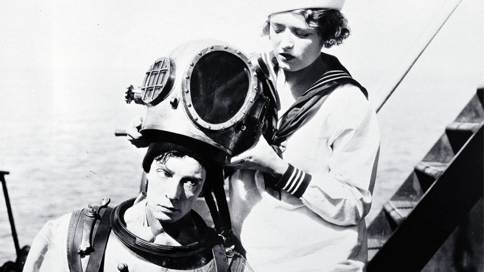 Buster Keaton, Kathryn McGuire - The Navigator print by Everett Collection